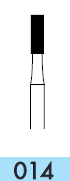 H21-014 Твердосплавный цилиндрический фисурный бор с плоской головкой. НТИ Германия ( NTI )