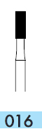 H21-016 Твердосплавный цилиндрический фисурный бор с плоской головкой. НТИ Германия ( NTI )